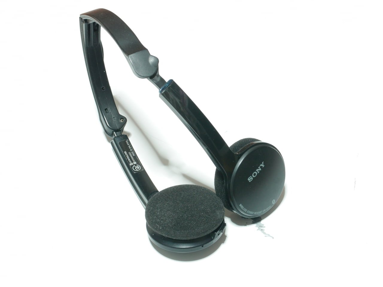 Sony DR-BT22にオーディオテクニカ HP-P150をつけた様子