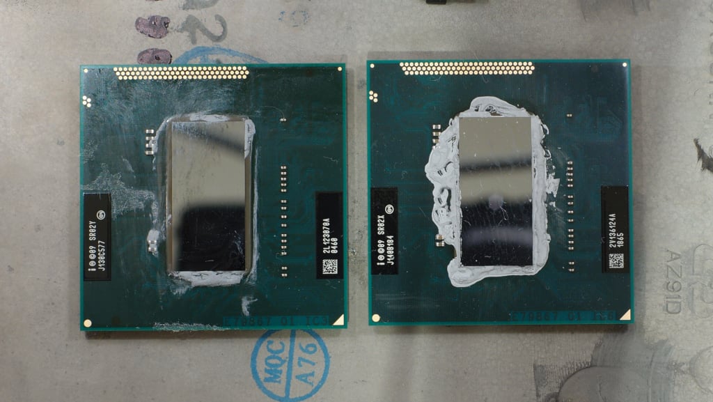 Core i7 2630QM SR02Y and Core i7 2860QM SR02X CPUs
