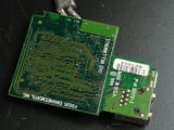solder side of Focus Enhancements EtherLAN PB 1400-T (Dit Netjoy PB1400-T)