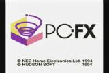 Screenshot of PC-FX logo on PC-FXGA