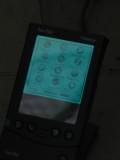 backlit screen on PalmPilot Professional