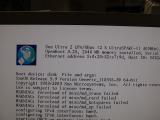 Boot screen of Sun Ultra2