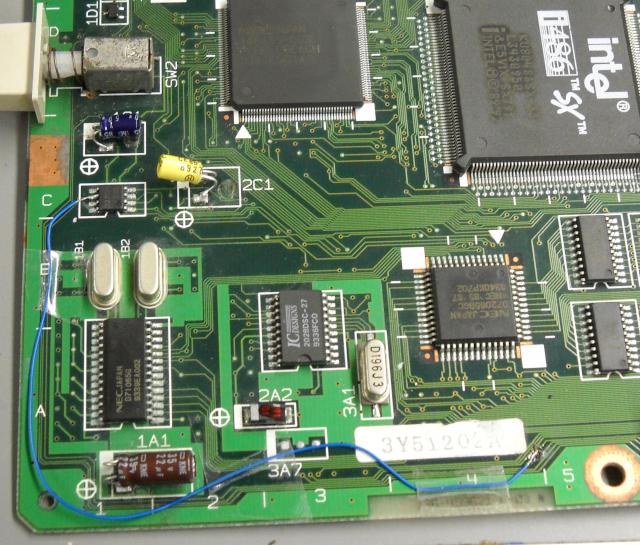 PC-9801BS2 PCB (patched)