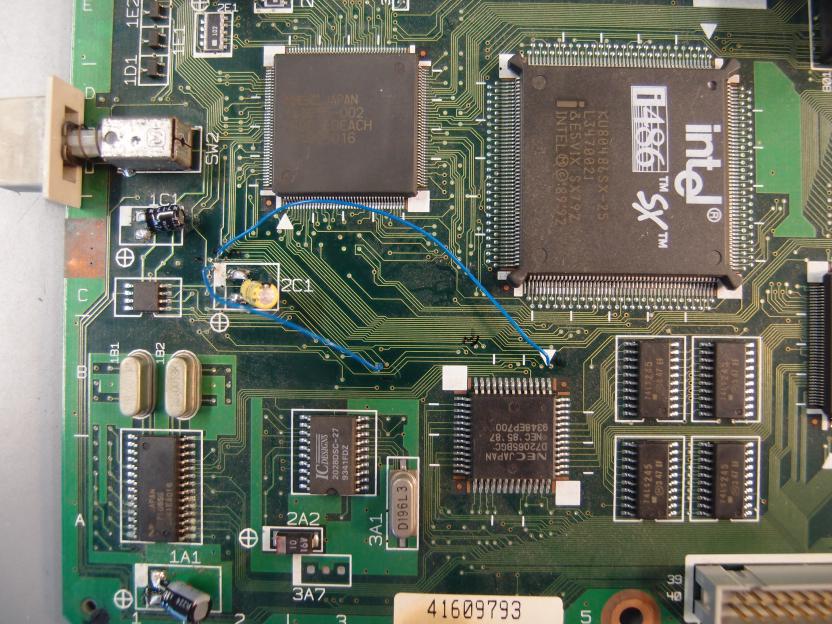 PC-9801BX2 PCB (patched)